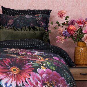 Melli Mello Rock & Rose Queen Duvet Cover Black